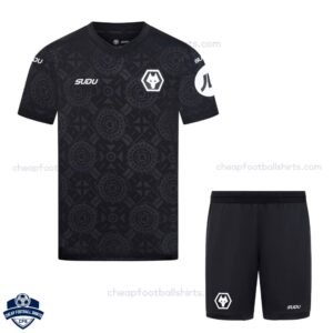 Wolves Goalkeeper Kids Cheap Football Kit 2025/26 - Front view