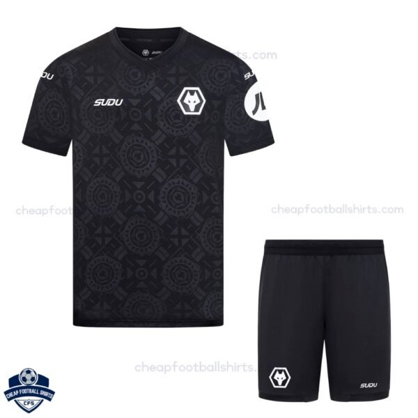 Wolves Goalkeeper Kids Cheap Football Kit 2025/26 - Front view