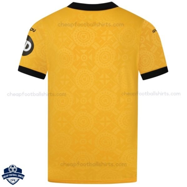 Wolves Home Men Football Shirt 25/26 - Back View
