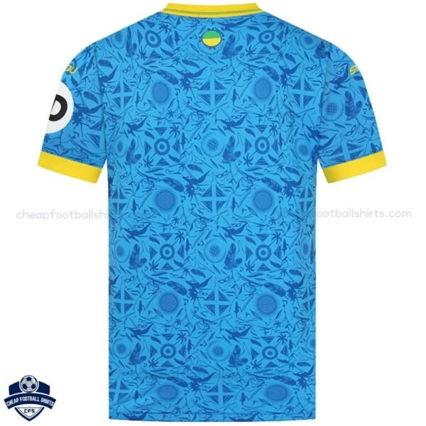 Wolves Third Cheap Football Shirts 2025/26 - Back view