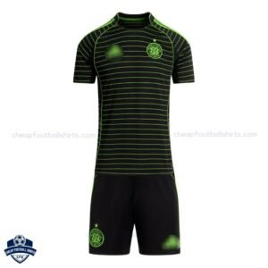 Celtic Away Kids Football Kit 25/26 - Front View