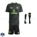 Celtic Away Kids Football Kit 25/26 - Front View