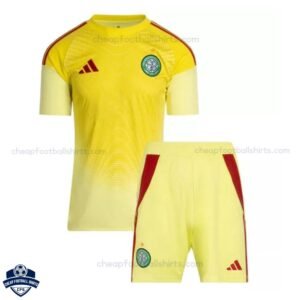 Celtic Goalkeeper Kids Football Kit 25/26 - front view