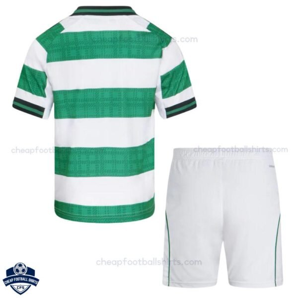 Celtic Home Kids Football Kit 25/26 - back view