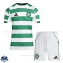 Celtic Home Kids Football Kit 25/26 - front view
