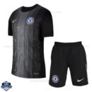 Chelsea Black Goalkeeper Kids Football Kit 25/26 - front view