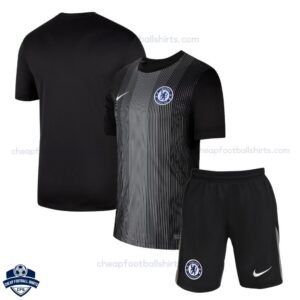 Chelsea Black Goalkeeper Kids Football Kit 25/26 - overview