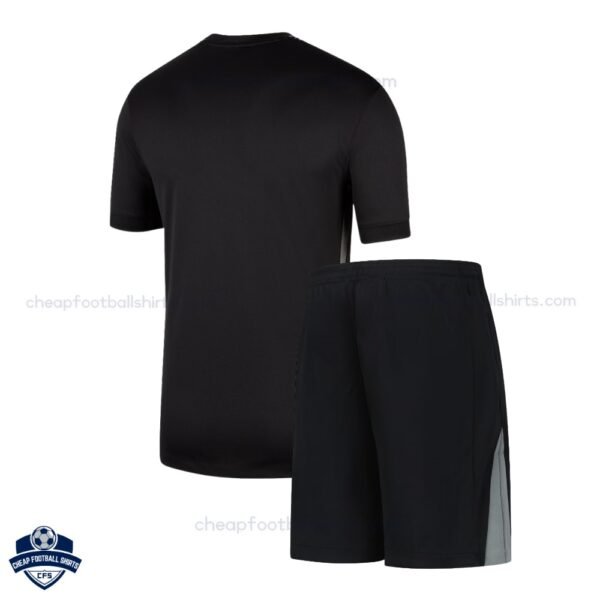 Chelsea Black Goalkeeper Kids Cheap Football Kit 2025/26 - Back View