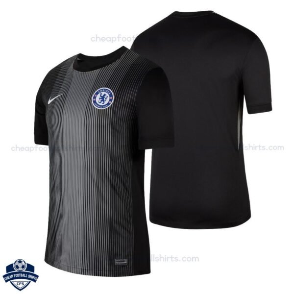 Chelsea Black Goalkeeper Men Football Shirt 25/26 - overview