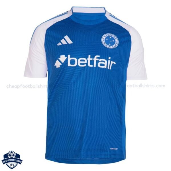 Cruzeiro Home Men Football Shirt 25/26 - front view