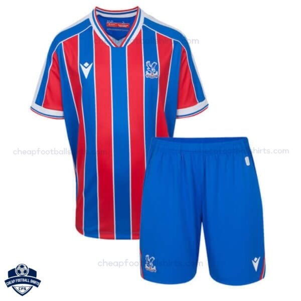 Crystal Palace Home Kids Cheap Football Kit 2025/26 - Overview