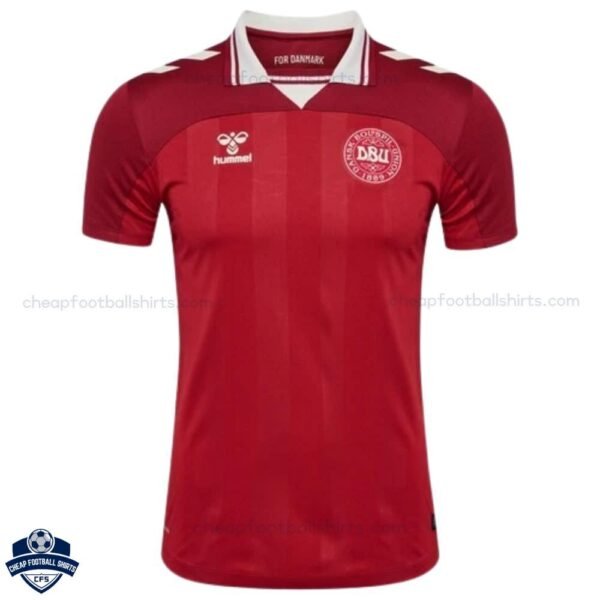 Denmark Home Men Football Shirt 25/26 - front view