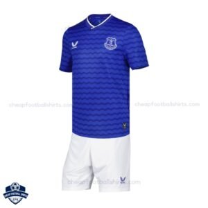 Everton Home Kids Cheap Football Kit 2025/26 - Front View