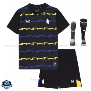 Everton Third Kids Football Kit 25/26 - Front view with socks