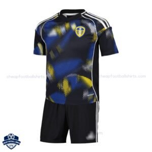 Leeds United Third Kids Football Kit 25/26 - Front View