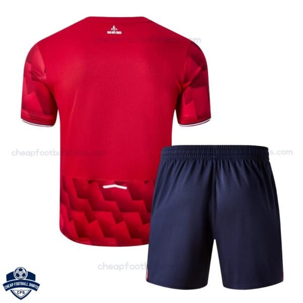 Lille OSC Home Kids Football Kit 25/26 - back view