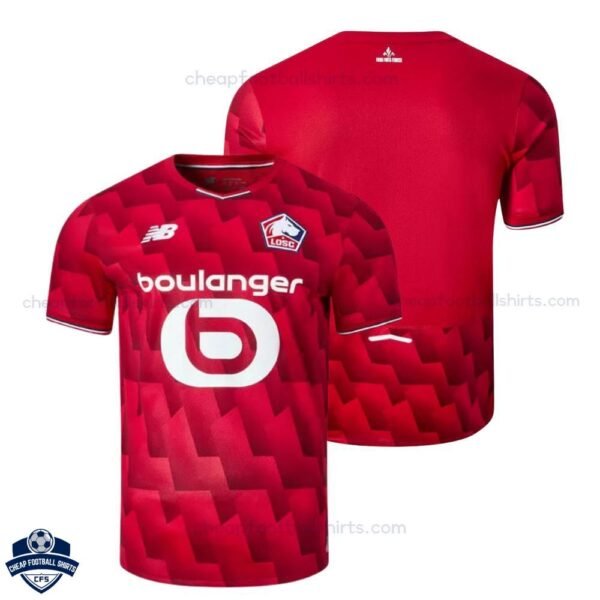 Lille OSC Home Men Football Shirt 25/26 - overview