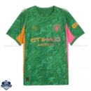Manchester City Green Goalkeeper Football Shirt 25/26 - Front View