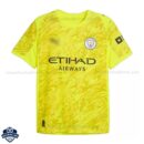 Manchester City Yellow Goalkeeper Men Football Shirt 25/26 - front view