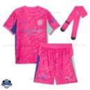 Manchester City Pink Goalkeeper Kids Cheap Football Kit 2025/26 - Overview