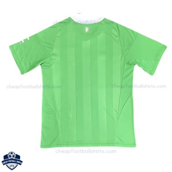 Manchester United Green Goalkeeper Men Football Shirt 25/26 - back view