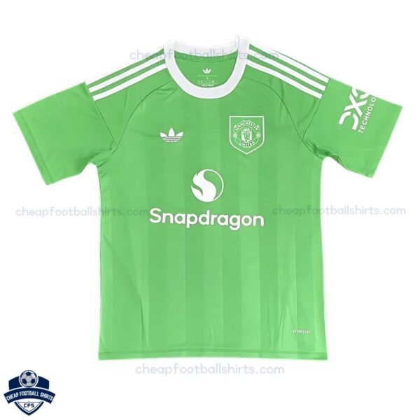 Manchester United Green Goalkeeper Men Football Shirt 25/26 - front view