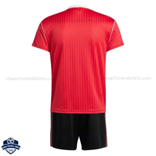 Manchester United Retro Version Kids Football Kit 25/26 - back view