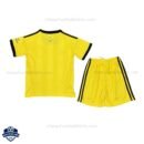 Newcastle United Yellow Goalkeeper Kids Cheap Football Kit 2025/26 - Back View
