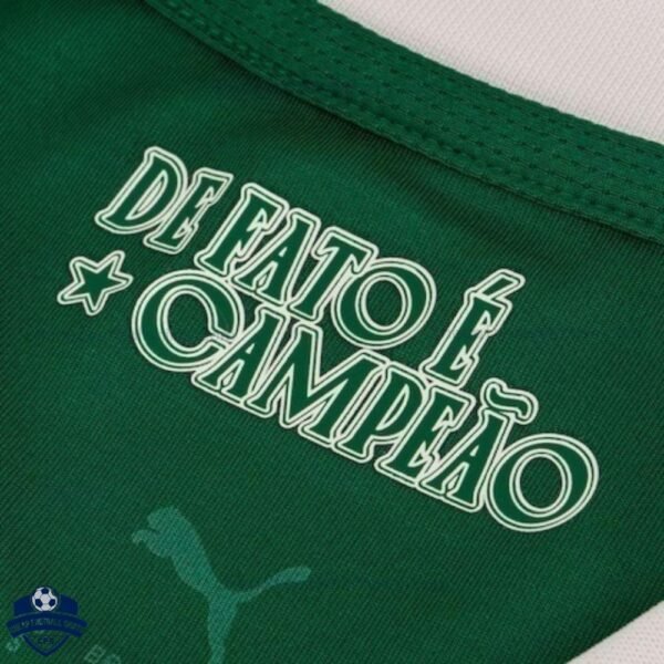 Palmeiras Home Men Football Shirt 25/26 - closeup