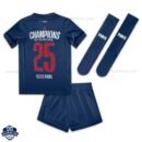 PSG CHAMPIONS 25 Home Kids Football Kit 24/25 - back view