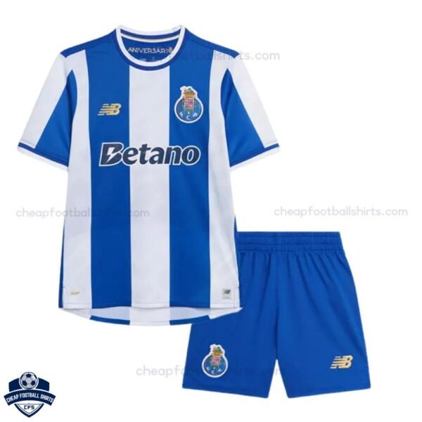 FC Porto Home Kids Football Kit 25/26 - front view