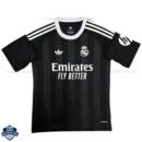 Real Madrid Black Goalkeeper Men Football Shirt 25/26 - front view