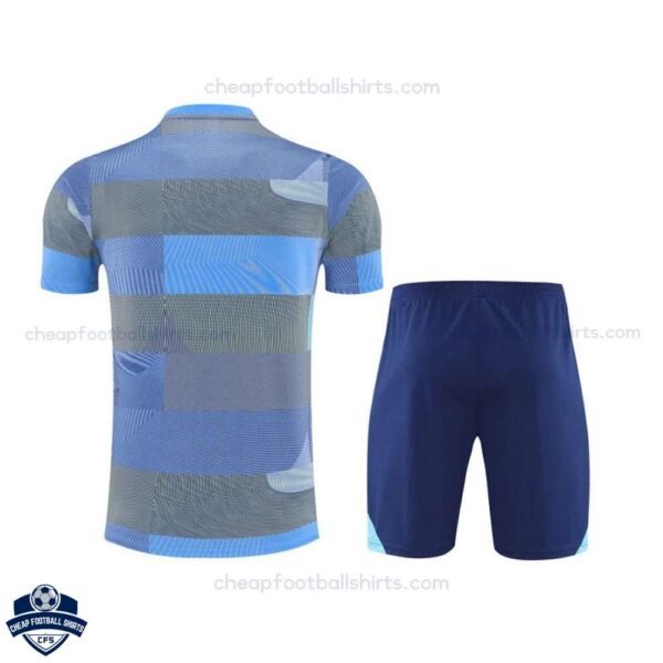 Real Madrid Blue Training Kids Football Kit 25/26 - back view