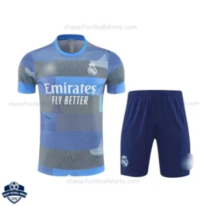 Real Madrid Blue Training For Men And Kids Cheap Football Kit 2025/26