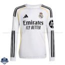 Real Madrid Home Men Football Shirt 25/26 Long Sleeve - front view