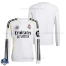 Real Madrid Home Men Football Shirt 25/26 Long Sleeve - overview