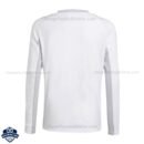 Real Madrid Home Men Football Shirt 25/26 Long Sleeve - back view