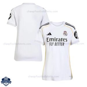 Real Madrid Home Women Football Shirt 25/26 - overview