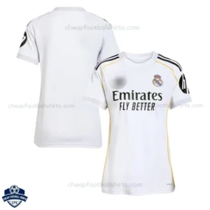 Real Madrid Home Women Football Shirt 25/26 - overview