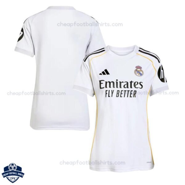 Real Madrid Home Women Football Shirt 25/26 - overview
