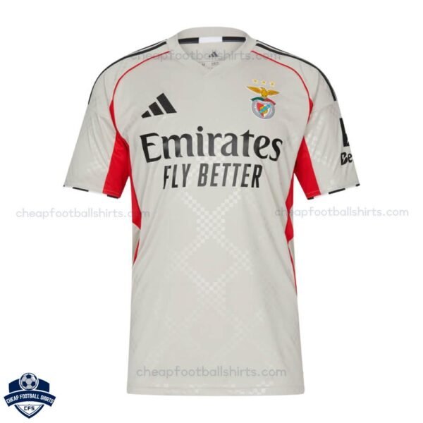 Benfica Away Men Football Shirt 25/26 - front view
