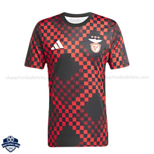 Benfica Pre Match Training Men Football Shirt 25/26 - front view