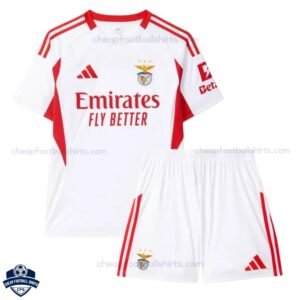 Benfica Third Kids Football Kit 25/26 - front view