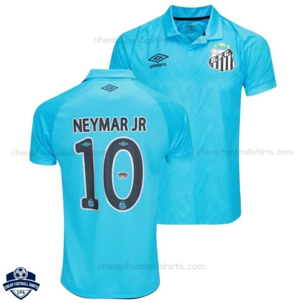 Santos NEYMAR JR 10 Third Men Football Shirt 25/26 - overview