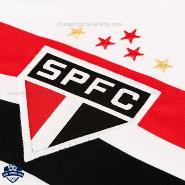 Sao Paulo Home Men Football Shirt 25/26 - closeup1