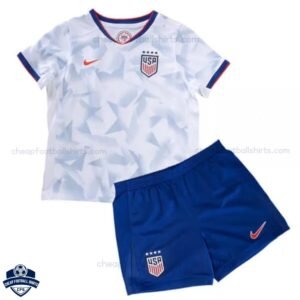 USA Home Kids Football Kit 25/26 - front view