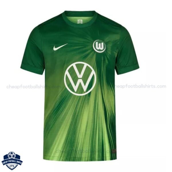 VfL Wolfsburg Home Men Football Shirt 25/26 - front view