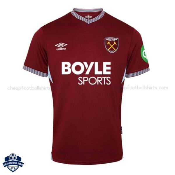 West Ham United Home Cheap Football Shirts 2025/26 - Front View