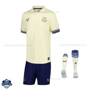 Everton Away Kids Football Kit 25/26