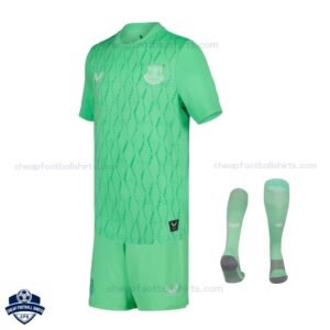 Everton Goalkeeper Kids Cheap Football Kit 2025/26 - Front View